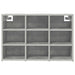 Dulap pentru pantofi Gri beton 77,5 x 30 x 51 cm Lemn compozit - WALTI WALTI