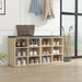 Pantofare, 2 buc., stejar sonoma, 52,5x30x50 cm - WALTI WALTI