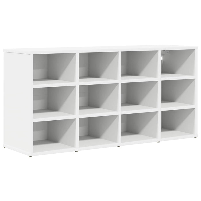 Dulap pentru pantofi cu raft Alb 103 x 30 x 51 cm Lemn compozit - WALTI WALTI