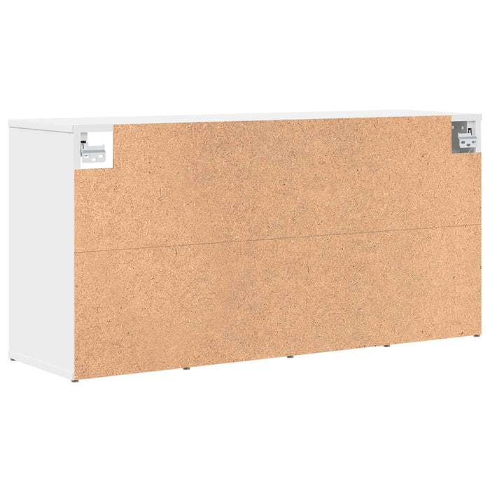 Dulap pentru pantofi cu raft Alb 103 x 30 x 51 cm Lemn compozit - WALTI WALTI
