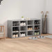 Dulap pentru pantofi Gri beton 103 x 30 x 51 cm Lemn compozit - WALTI WALTI