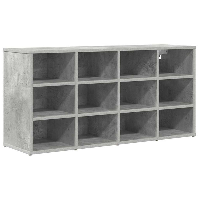 Dulap pentru pantofi Gri beton 103 x 30 x 51 cm Lemn compozit - WALTI WALTI
