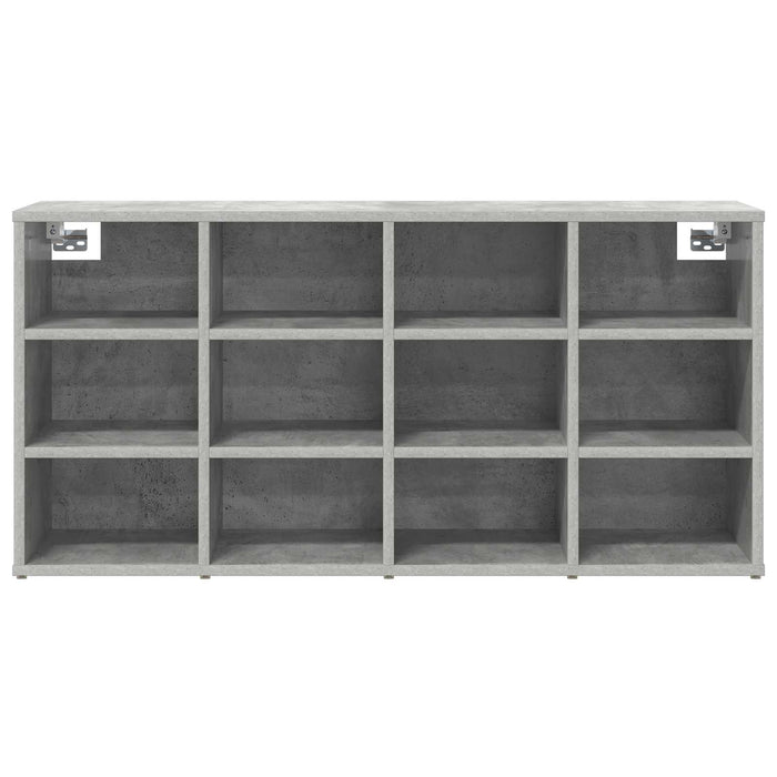 Dulap pentru pantofi Gri beton 103 x 30 x 51 cm Lemn compozit - WALTI WALTI
