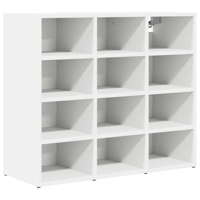 Dulap pentru pantofi Alb 77,5 x 30 x 67 cm Lemn compozit - WALTI WALTI