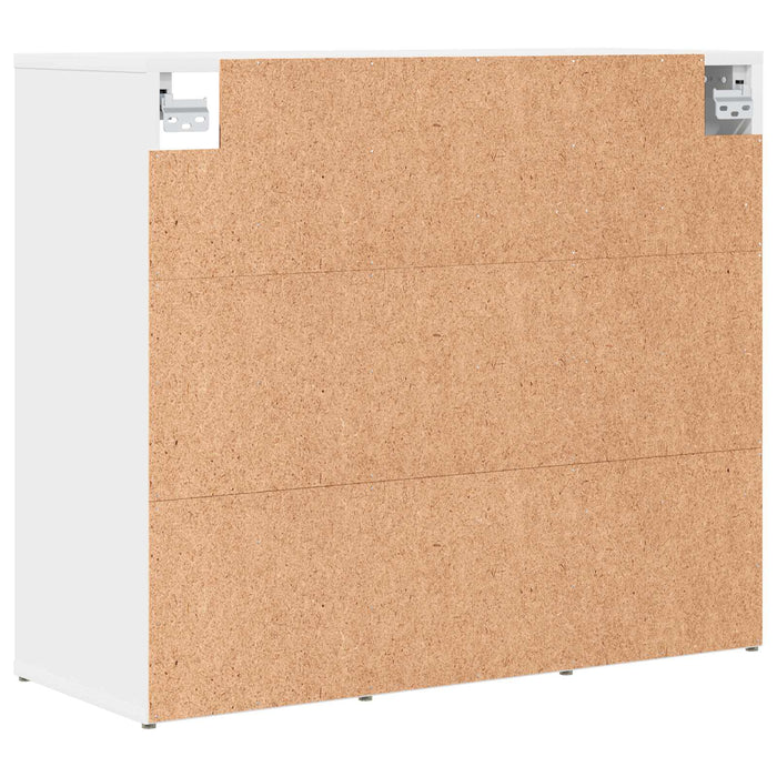 Dulap pentru pantofi Alb 77,5 x 30 x 67 cm Lemn compozit - WALTI WALTI