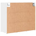 Dulap pentru pantofi Alb 77,5 x 30 x 67 cm Lemn compozit - WALTI WALTI