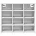 Dulap pentru pantofi Alb 77,5 x 30 x 67 cm Lemn compozit - WALTI WALTI