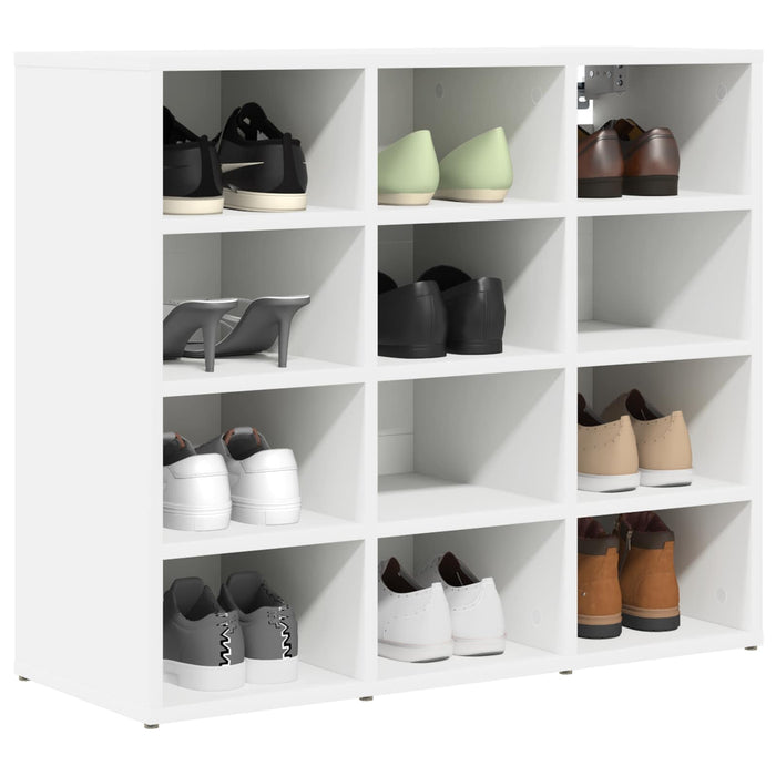 Dulap pentru pantofi Alb 77,5 x 30 x 67 cm Lemn compozit - WALTI WALTI