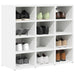 Dulap pentru pantofi Alb 77,5 x 30 x 67 cm Lemn compozit - WALTI WALTI