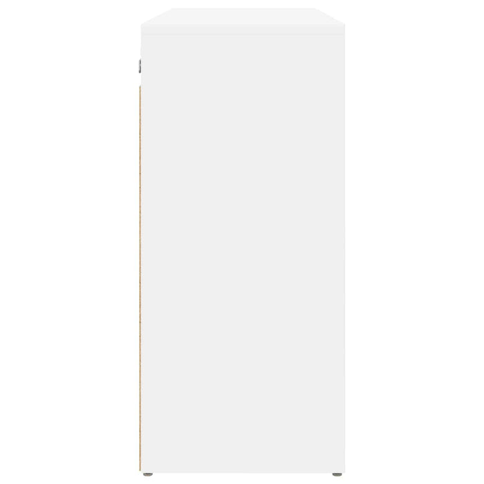 Dulap pentru pantofi Alb 77,5 x 30 x 67 cm Lemn compozit - WALTI WALTI