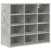 Dulap pentru pantofi Gri beton 77,5 x 30 x 67 cm Lemn compozit - WALTI WALTI