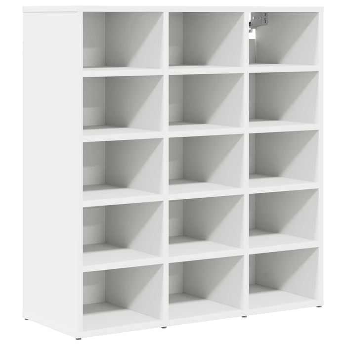 Dulap pentru pantofi 77,5 x 30 x 83,5 cm Lemn prelucrat Alb - WALTI WALTI
