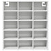 Dulap pentru pantofi 77,5 x 30 x 83,5 cm Lemn prelucrat Alb - WALTI WALTI