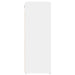 Dulap pentru pantofi 77,5 x 30 x 83,5 cm Lemn prelucrat Alb - WALTI WALTI