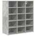 Dulap pentru pantofi cu raft Gri beton 77,5 x 30 x 83,5 cm - WALTI WALTI