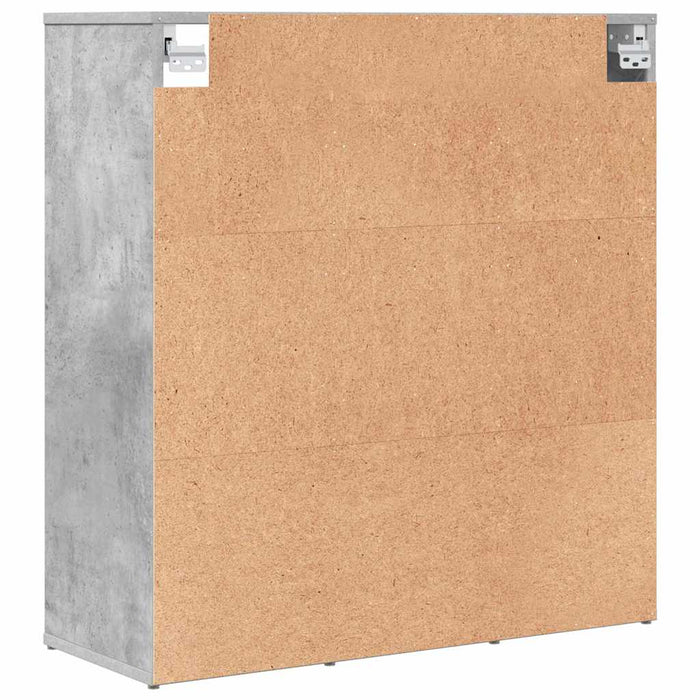 Dulap pentru pantofi cu raft Gri beton 77,5 x 30 x 83,5 cm - WALTI WALTI