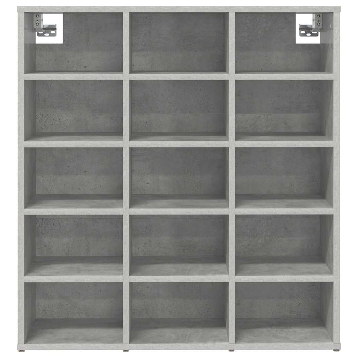 Dulap pentru pantofi cu raft Gri beton 77,5 x 30 x 83,5 cm - WALTI WALTI