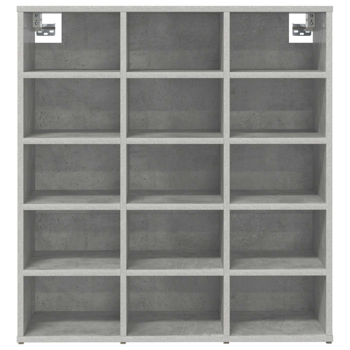 Dulap pentru pantofi cu raft Gri beton 77,5 x 30 x 83,5 cm - WALTI WALTI