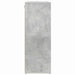 Dulap pentru pantofi cu raft Gri beton 77,5 x 30 x 83,5 cm - WALTI WALTI