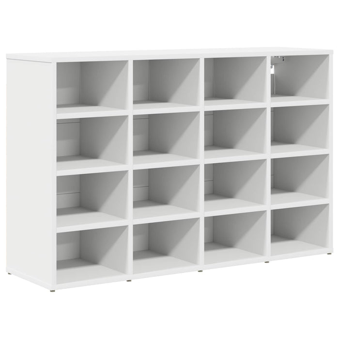 Dulap pentru pantofi cu raft Alb 103 x 30 x 67 cm Lemn compozit WALTI