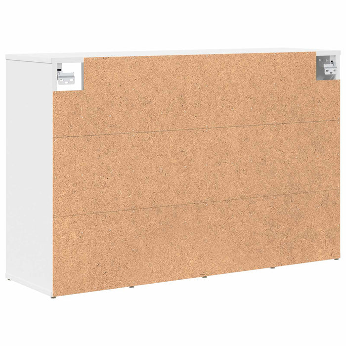 Dulap pentru pantofi cu raft Alb 103 x 30 x 67 cm Lemn compozit WALTI