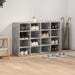 Dulap pentru pantofi Gri beton 103 x 30 x 67 cm Lemn compozit - WALTI WALTI