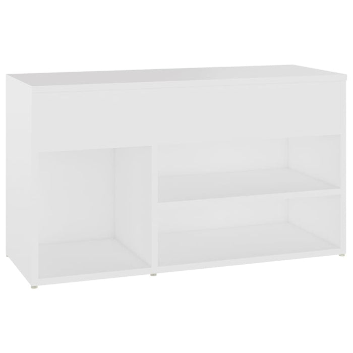 Banchetă pantofar, alb, 80x30x45 cm, PAL - WALTI WALTI