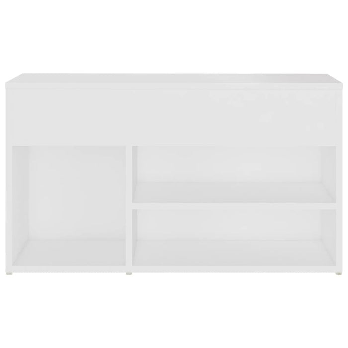 Banchetă pantofar, alb, 80x30x45 cm, PAL - WALTI WALTI