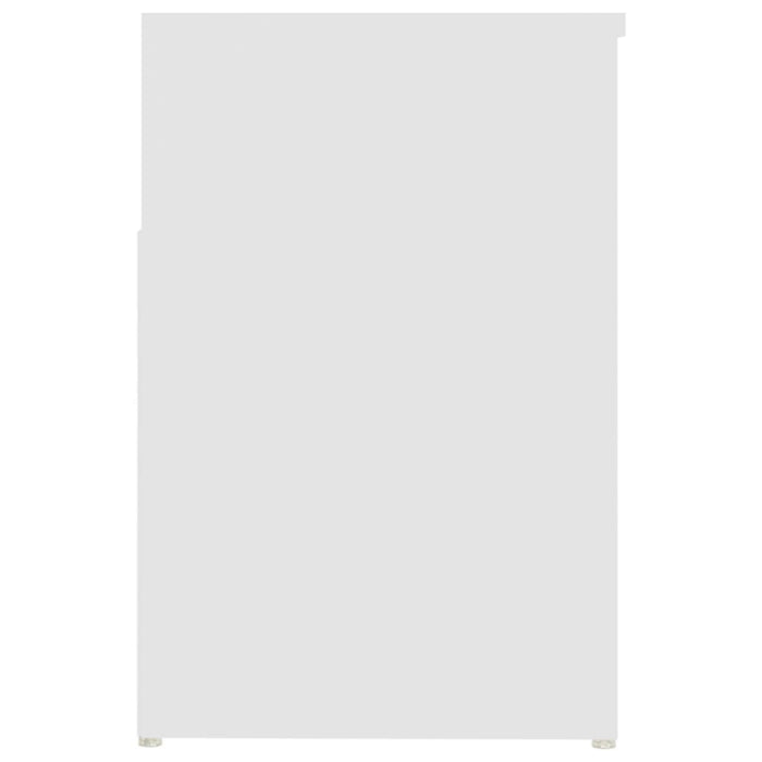 Banchetă pantofar, alb, 80x30x45 cm, PAL - WALTI WALTI