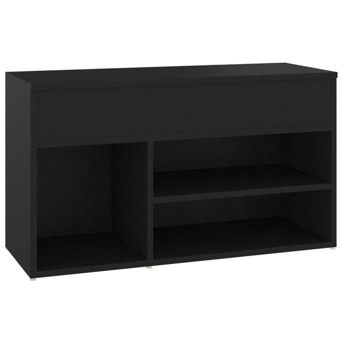 Banchetă pantofar, negru, 80x30x45 cm, PAL - WALTI WALTI