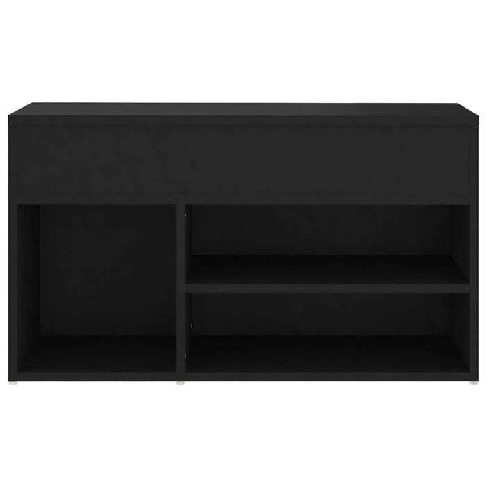 Banchetă pantofar, negru, 80x30x45 cm, PAL - WALTI WALTI