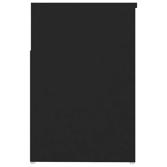 Banchetă pantofar, negru, 80x30x45 cm, PAL - WALTI WALTI