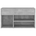 Banchetă pantofar, gri beton, 80x30x45 cm, PAL - WALTI WALTI