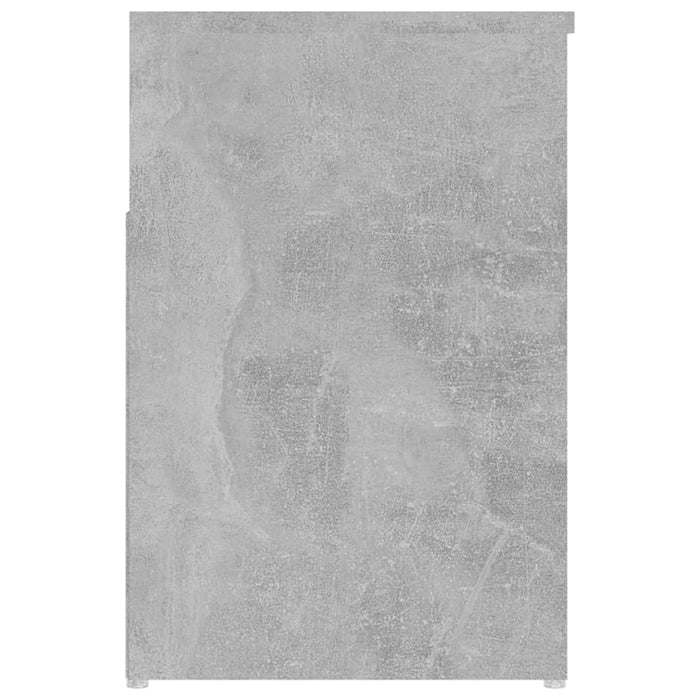 Banchetă pantofar, gri beton, 80x30x45 cm, PAL - WALTI WALTI