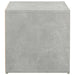 Cutie cu sertar, gri beton, 40,5x40x40 cm, lemn compozit - WALTI WALTI