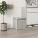 Cutie cu sertar, gri beton, 40,5x40x40 cm, lemn compozit - WALTI WALTI