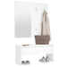 Set de mobilier pentru hol, alb, lemn prelucrat - WALTI WALTI
