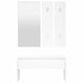 Set de mobilier pentru hol, alb, lemn prelucrat - WALTI WALTI
