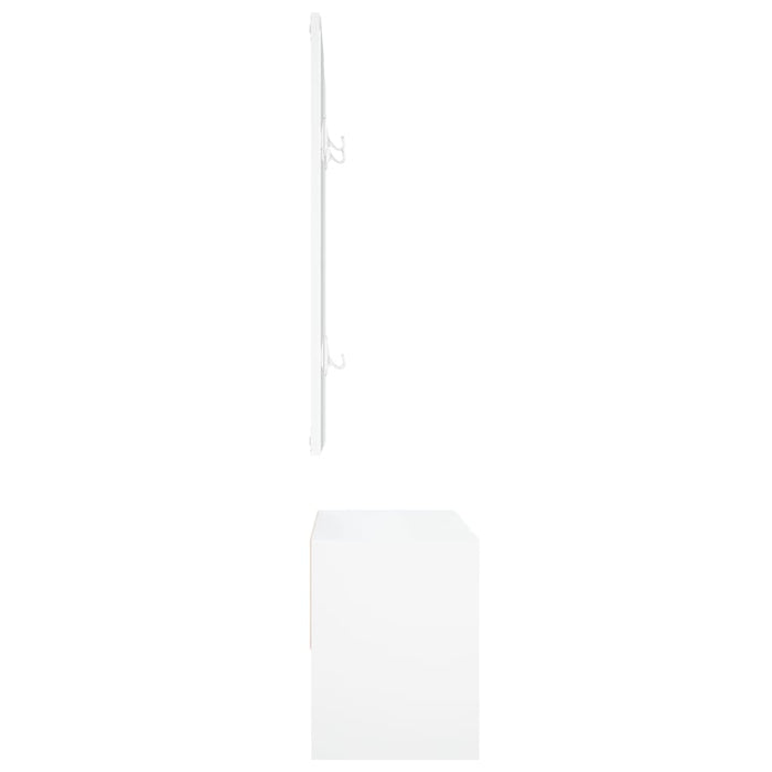 Set de mobilier pentru hol, alb, lemn prelucrat - WALTI WALTI