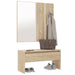 Set de mobilier pentru hol, stejar sonoma, lemn prelucrat - WALTI WALTI