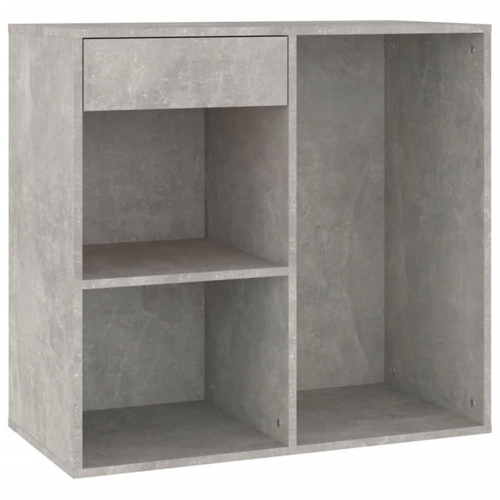 Dulap de cosmetice, gri beton, 80x40x75 cm, lemn prelucrat - WALTI WALTI