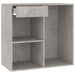 Dulap de cosmetice, gri beton, 80x40x75 cm, lemn prelucrat - WALTI WALTI