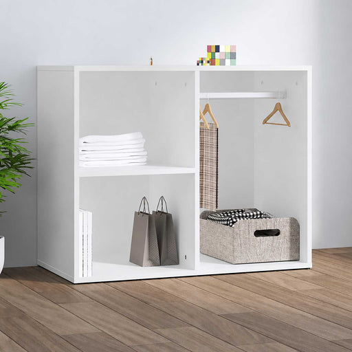Dulap de dressing, alb, 80x40x65 cm, lemn compozit - WALTI WALTI