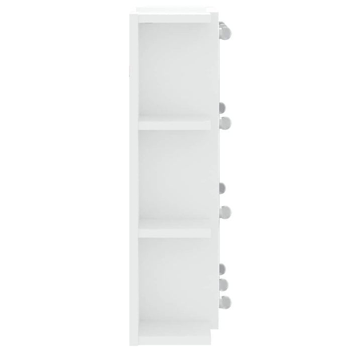 Dulap cu oglindă și LED, alb, 70x16,5x60 cm - WALTI WALTI