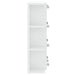 Dulap cu oglindă și LED, alb, 70x16,5x60 cm - WALTI WALTI