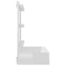 Dulap cu oglindă și LED, alb extralucios, 60x31,5x62 cm - WALTI WALTI