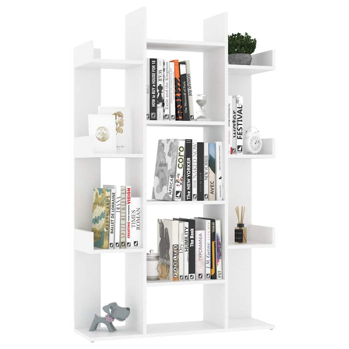 Bibliotecă, alb, 86x25,5x140 cm, PAL - WALTI WALTI