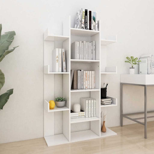 Bibliotecă, alb, 86x25,5x140 cm, PAL - WALTI WALTI