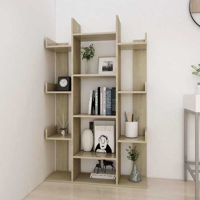 Bibliotecă, stejar sonoma, 86x25,5x140 cm, PAL - WALTI WALTI