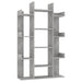 Bibliotecă, gri beton, 86x25,5x140 cm, PAL - WALTI WALTI
